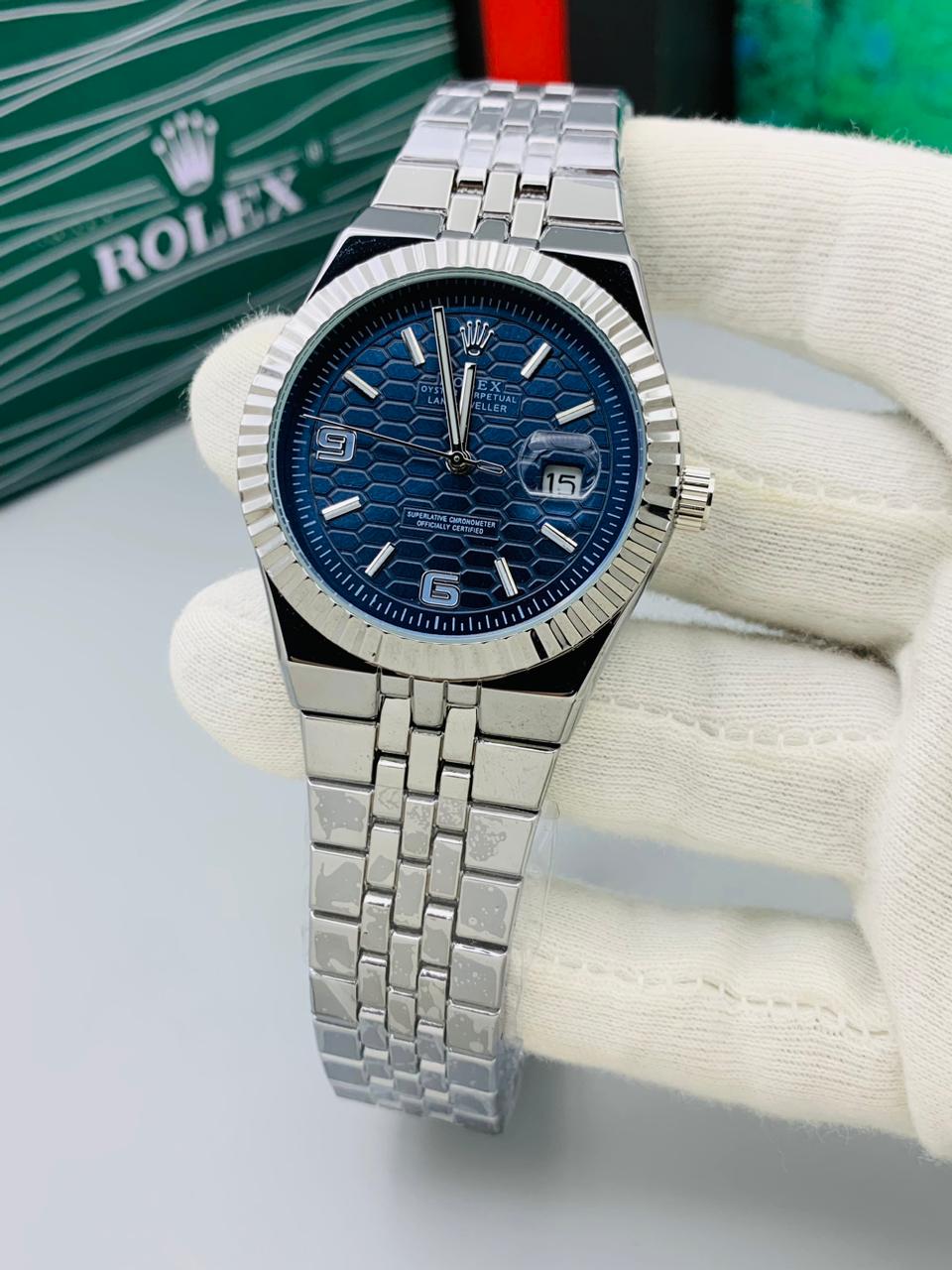 Rolex Land Deweller - blue dail