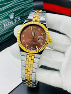 Rolex Land Deweller - brown dail