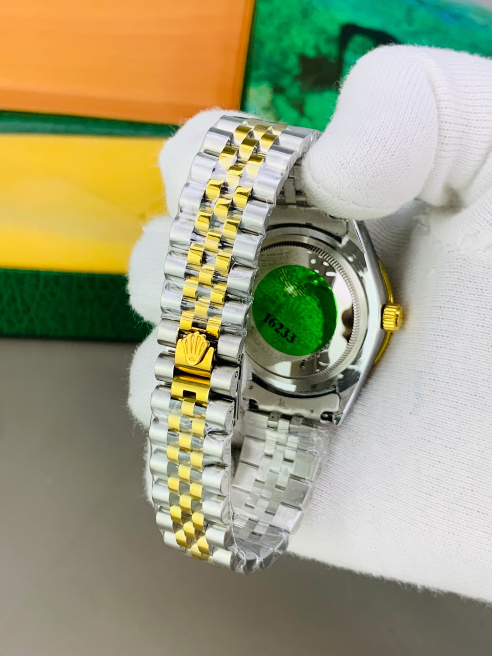 Rolex Date Just | blue arabic dail