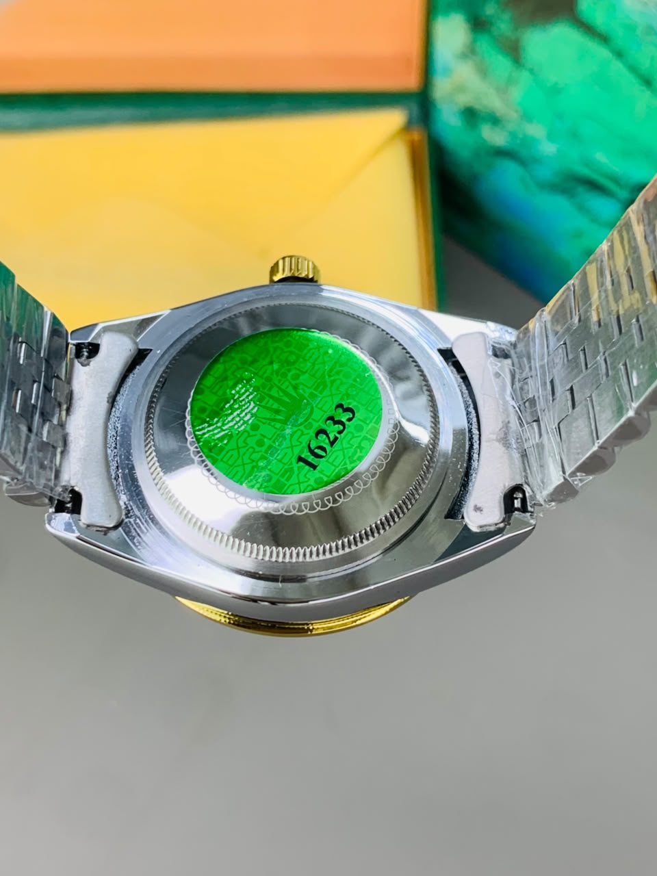 Rolex Date Just | blue arabic dail