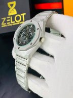 Hublot Daimond Cut Chain | black dail