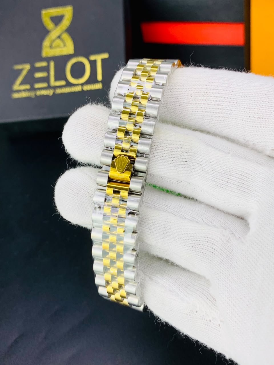Rolex date just | green dial