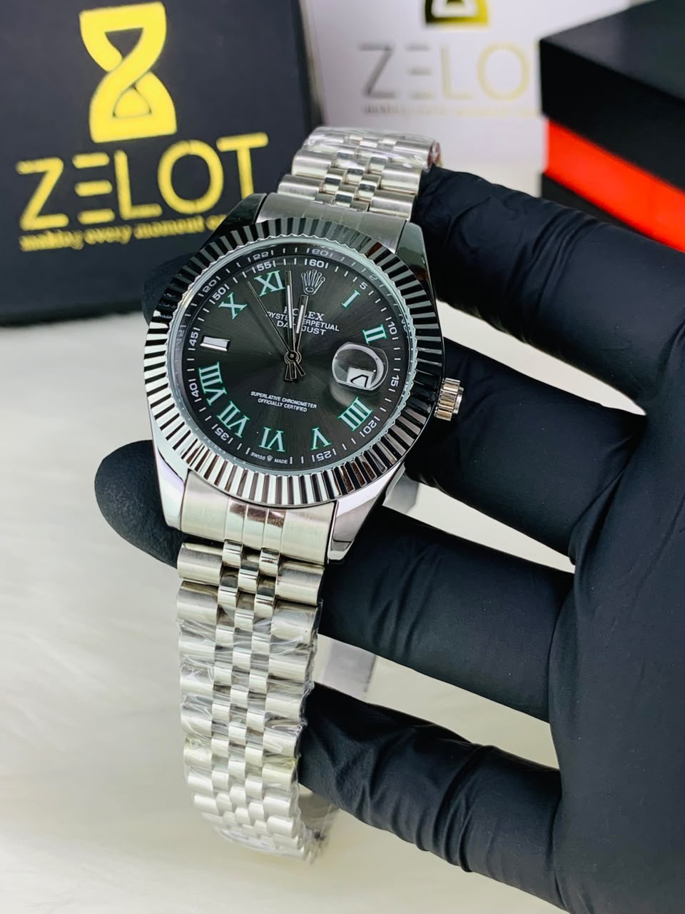 Roman Model Date Just | green