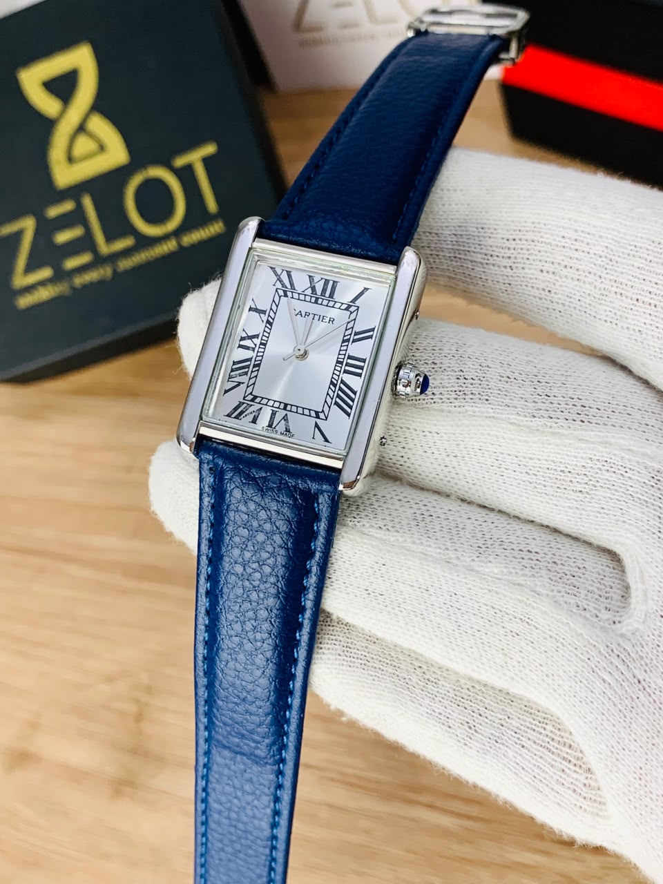 Tank Roman Model | silver blue