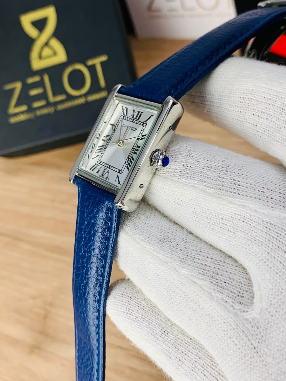 Tank Roman Model | silver blue