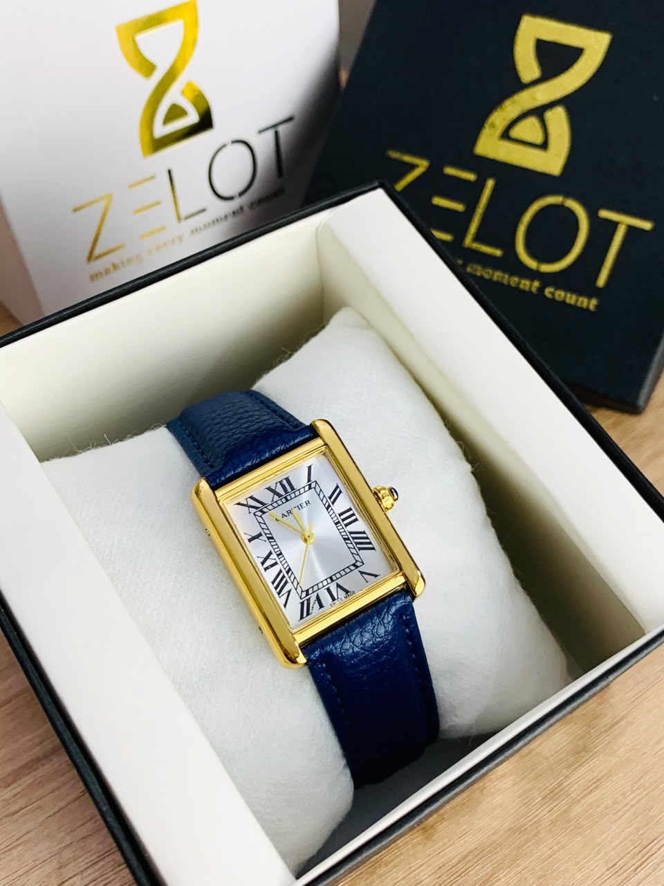 Tank Roman Model | blue gold silver