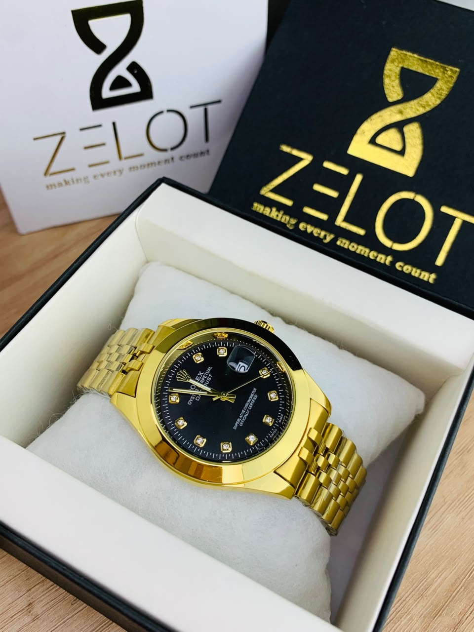 Semi Auto Stone  Model | black gold