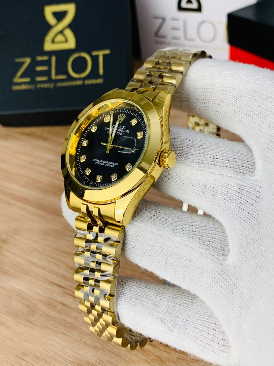 Semi Auto Stone  Model | black gold