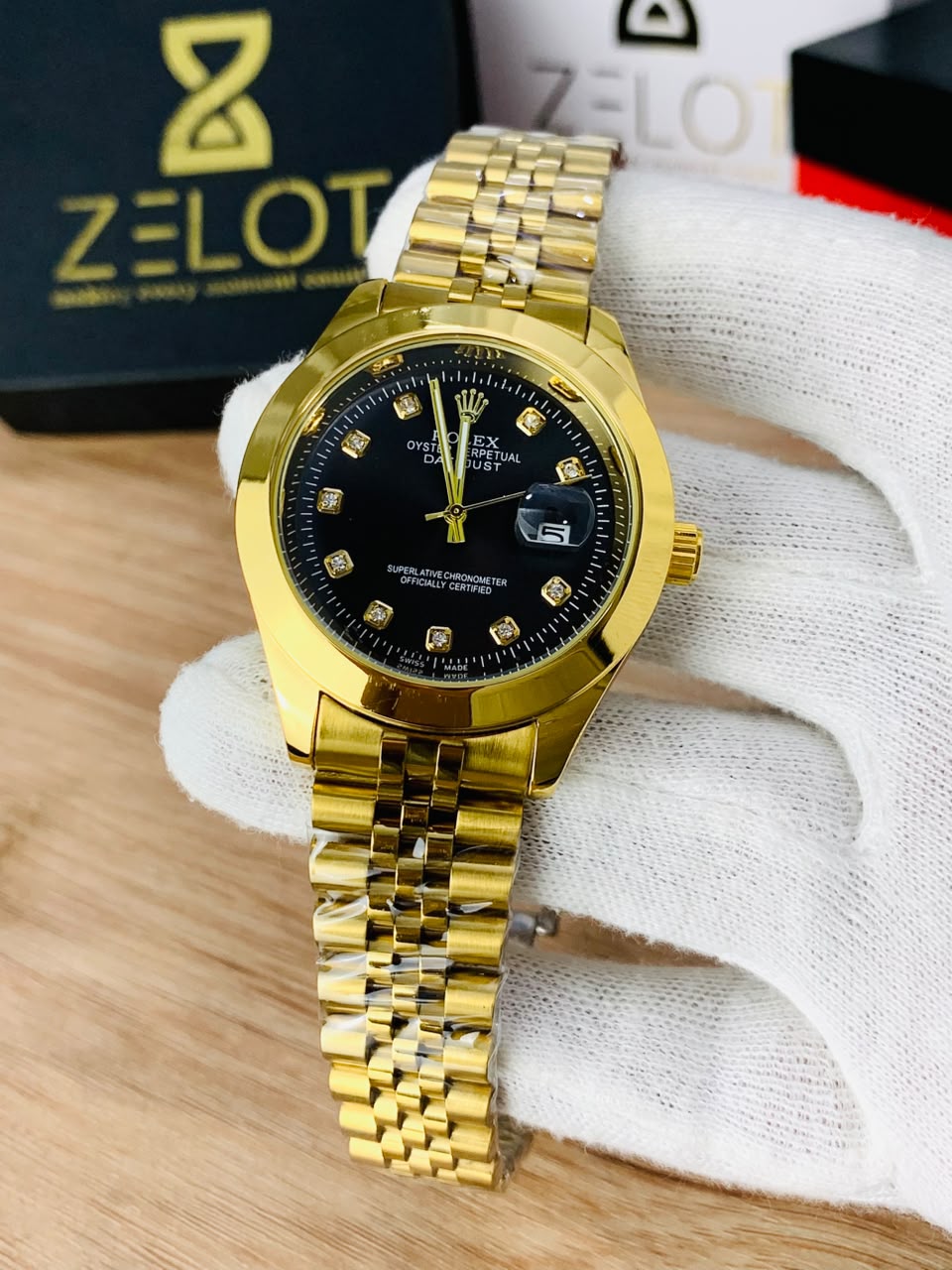 Semi Auto Stone  Model | black gold