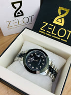 Semi Auto Stone Model | silver black | jubilee chain