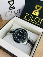 Semi Auto Stone Model | silver black | president chain