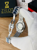 Semi Auto Stone Model | silver blue | president chain