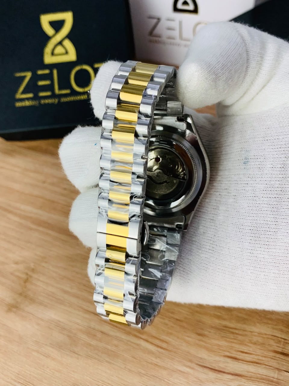 Semi Auto Stone Model | 2 tone black